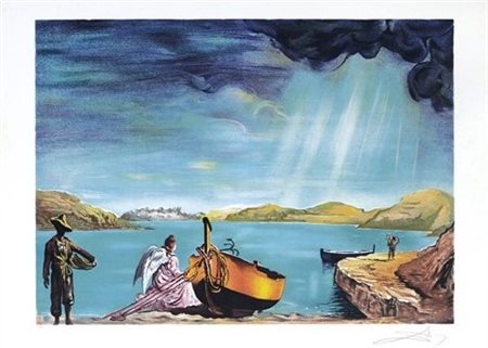 Salvador Dalì “L’Angelo di Port Lligat” 1952
