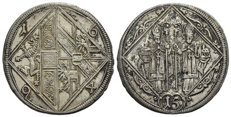AUSTRIA-SALISBURGO - Johann Ernst di Thun Hohenstein (1687-1709) - 15 Kreuzer - 1694 - Stemma in rom