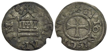 FRANCIA - Denaro - (sec. X-XII) - (AG g. 1,27) PdA. 1622-1624 Abbaye de S. Martin - Tour<br>BB+