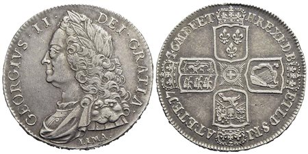 GRAN BRETAGNA - Giorgio II (1727-1760) - Corona - 1746 (Lima) - AG R Kr. 585.3<br>qSPL