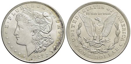 U.S.A. - Dollaro - 1921 - Morgan - AG Kr. 110<br>FDC