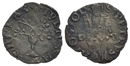 VITERBO - Giulio II (1503-1513) - Quattrino - Albero della rovere - R/ San Pietro stante - (MI g. 0,