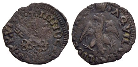 L'AQUILA - Innocenzo VIII (ribellione dell'Aquila) (1484-1486) - Cavallo - Chiavi decussate - R/ Aqu