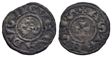 ASTI - Comune (1140-1336) - Denaro - CVNRADUS II; nel campo REX - R/ ASTENSIS; Croce patente - (MI g
