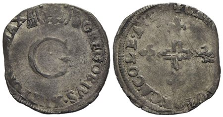 AVIGNONE - Gregorio XIII (1572-1585) - Da 6 bianchi - Lettera G coronata da tiara - R/ Croce gigliat