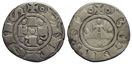 BOLOGNA - Repubblica, a nome di Enrico VI Imperatore (1191-1327) - Bolognino grosso - Nel campo lett