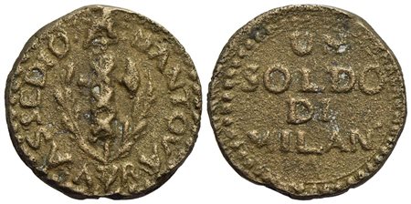 MANTOVA - Assedio Austro-Russo (1799) - Soldo - BR CNI 5/6; Mont. 183<br>BB+