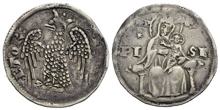 PISA - Repubblica (a nome di Federico I, 1150-1312) - Grosso da 2 soldi - (1269-1270) - Aquila coron