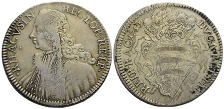 RAGUSA - Monete con data (1592-1806) - Tallero rettorale - 1753 - AG R CNI 280<br>BB+