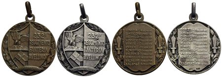 SAVOIA - Vittorio Emanuele III (1900-1943) - Medaglia - 1916-1941 232° Reggimento Fanteria Avellino 