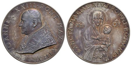PAPALI - Giovanni XXIII (1958-1963) - Medaglia - 1960 - Salus Popoli Romani - Busto a s. - R/ La Mad