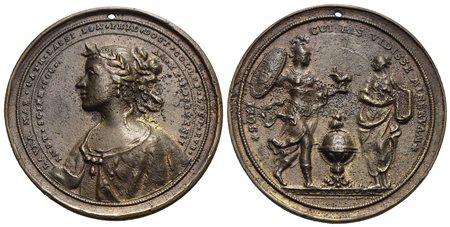 PERSONAGGI - Laura Maria Caterina Bassi Veratti (1711-1778) - Medaglia - 1732 - Busto a s. - R/ Alle