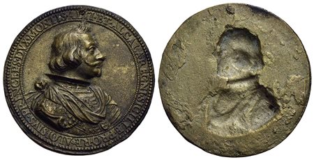 PERSONAGGI - Luis Guillermo de Moncada y de la Cerda (Vicerè di Sicilia) (1614-1672) - Placchetta - 