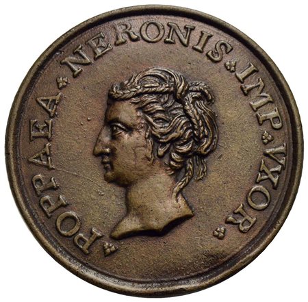 PERSONAGGI - Poppea (moglie di Nerone) (30-65) - Medaglia - (XVIII Secolo) Ø: 53 mm. - (AE g. 39,4)<