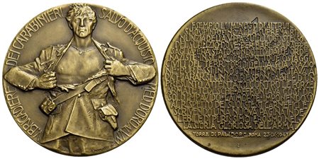 VARIE - Medaglia - CARABINIERI - Vicebrig. Salvo D'Acquisto - Medaglia d'oro al V. M. 1943 - Carabin