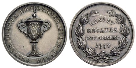 GRAN BRETAGNA - Vittoria (1837-1901) - Medaglia - 1839 - Medaglia premio della Royal Regatta - Chall