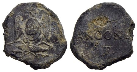 Da identificare - Sigillo - ANCONA - Aquila - R/ Ancona - (PB g. 3,54)<br>qBB