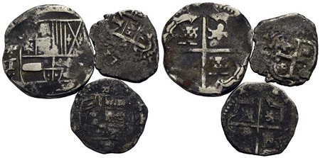 Estere - Lotto di tre monete<br>med. MB