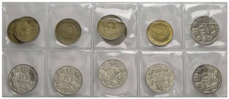 Estere - YUGOSLAVIA - Lotto di 12 monete -<br>Varie
