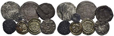 Zecche Italiane - Lotto di 8 monete<br>Varie