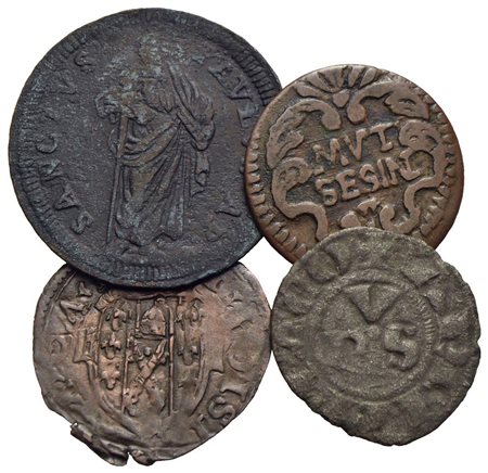 Zecche Italiane - Lotto di 4 monete<br>Varie