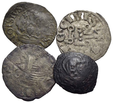 Zecche Italiane - Lotto di 4 monete<br>Varie