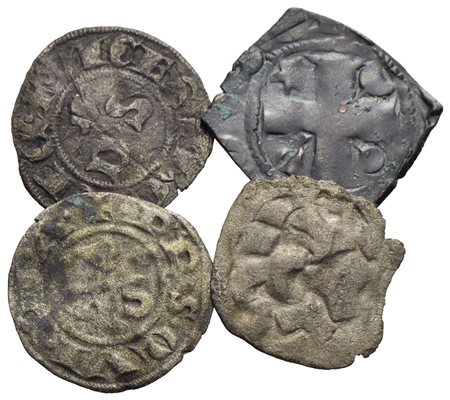 Zecche Italiane - Lotto di 4 monete<br>Varie