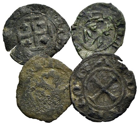 Zecche Italiane - Lotto di 4 monete<br>Varie