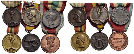 Medaglie - Lotto di 6 medaglie<br>Varie