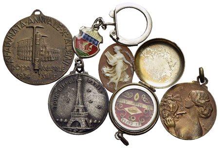 Medaglie - Lotto di 5 medagliette<br>Varie