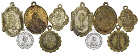 Medaglie - Lotto di 5 medagliette<br>Varie