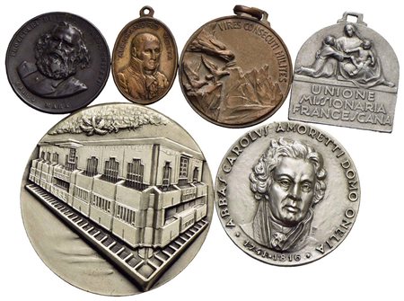 Medaglie - Lotto di 6 medaglie<br>Varie