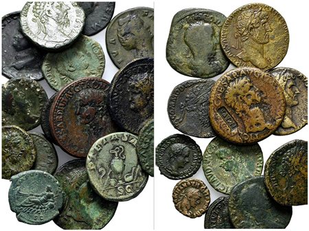 Lot of 33 Roman Provincial and Roman Imperial coins, to be catalog. Lot sold as is, no return