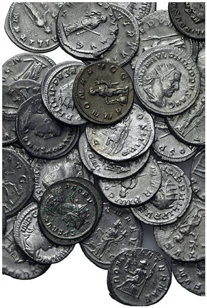 Lot of 34 Roman Imperial AR Antoninianii, to be catalog. Lot sold as is, no return