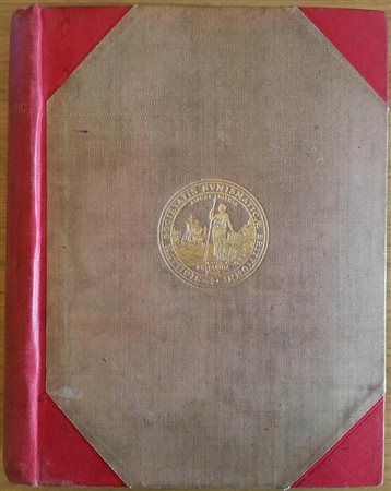 British Numismatic Journal  and Proceedings of the British Numismatic Society 1909, First Series Vol. VI. Harrison and Sons 1910. Tutta Tela con titolo in oro al dorso, pp. 455, tavv. In b/n. Buono stato