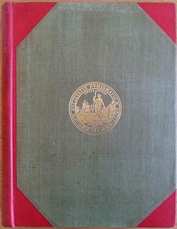 British Numismatic Journal  and Proceedings of the British Numismatic Society 1911, First Series Vol. VIII. Harrison and Sons 1912. Tutta Tela con titolo in oro al dorso, pp. 455, ill. in b/n, tavv. In b/n. Buono stato.