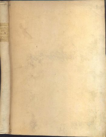 GARAMPI G. – De nummo argenteo Benedicti III Pont. Max.  Roma, 1749. Ril. tutta pergamena con tassello in oro al dorso. pp. 174 + 4, tavv 1. Bellissimo esemplare, raro  