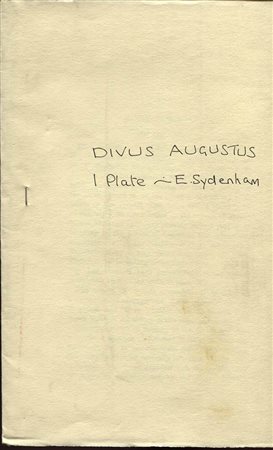MACDONALD G. – The silver coinage of Crete, a metrological note. Chicago, 1974. Pp. 29, tavv. 1. Ril ed. Buono stato, importante e raro.