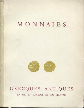 CIANI P. – VINCHON J. –Collection Y. E. Hindamian. Monnaies grecques antiques en or, en argent et en bronze. Paris, 6 Fevrier 1956. Pp. no numerate, tavv. 22, nn. 702. Ril.ed. Buono stato