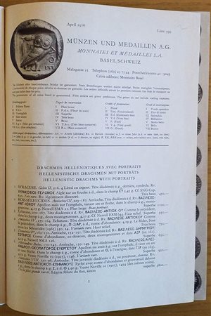 Munzen und Medaillen Raccolta di listini da Aprile 1978 a Dicembre 1980. Tela con titolo in oro al dorso, tavv. In b/n. Ottmo stato