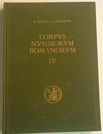 BANTI A., SIMONETTI L., Corpus Nummorum Romanorum Vol. IV – Augvstus I. Prospetto dei ritratti per l’identificazione delle zecche orientali. Monete d’oro e d’argento. Banti-Simonetti, Firenze 1974. Tela ed. pp. 307 ill. In b/n. Ot