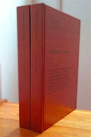 Vecchi I., Etruscan Coinage Part 1.1 and 1.2. Collezioni Numismatiche 4. Edizioni ennerre, Milano 2012. In the first of two studies dedicated to Etruscan numismatics, the author presents the struck coinage with the exception of th