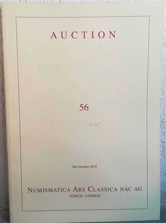 Nac – Numismatica Ars Classica. Auction no. 56. Late Roman, Byzantine and Medieval Coins. Zurich, 8 October 2010. Brossura ed., pp. 133, lotti 554, ill a colori. Buono stato
