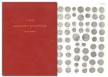 RATTO Rodolfo - Monnaies byzantines et d'autres pays contemporaines a l'Époque byzantine. Amsterdam: J. Schulman, 1959 reprint of 9 December 1930 auction. 151 pp., 68 ppl., liste des prix realises