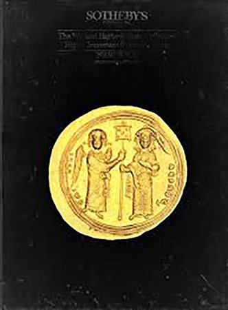 SOTHEBY's THE WILLIAM HERBERT HUNT COLLECTION: HIGHLY IMPORTANT BYZANTINE COINS: I–II. New York, Dec. 5–6, 1990. PART I: (250) pages, 962 lots, all coins illustrated in monochrome at actual size. 65 b/w plates + 4 color enlargment