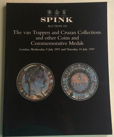 Spink in Association with Christie's Auction No. 120 The van Trappen and Cruzan Collections and other Coins and Commemorative Medals. London 09 July 1997. Brossura ed. pp. 178, lotti 1269, tavv. In b/n tav. 1 di ingrandimenti a co