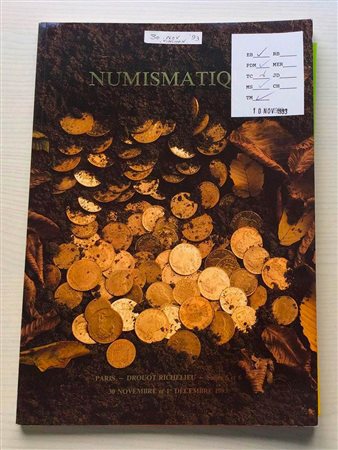 Vinchon F. B. Le Reflet de l' Histoire. Paris 30 Novembre, 01 Decembre 1993. Brossura ed. lotti 776, ill. in b/n, tavv. 2 di ingrandimenti a colori. Con lista prezzi di realizzo. Ottimo stato.
