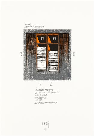 FABRIZIO PLESSI (1940) - Senza Titolo