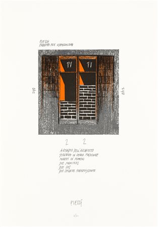 FABRIZIO PLESSI (1940) - Senza Titolo