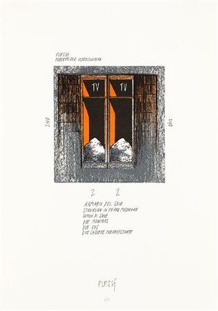 FABRIZIO PLESSI (1940) - Senza Titolo